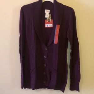 Plum cardigan BNWT